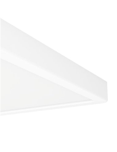 Luminária de teto LED branca para banheiro, FUEVA, 6 quadrados, 290 x 290 mm, 14,2 W, 1800 lm, CCT (2700K-4000K-6500K), IP44