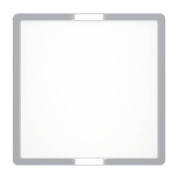 Plafón LED de techo cuadrado para baño cromo FUEVA 6 290×290mm, 14,2W 1800Lm, CCT (2700K-4000K-6500K), IP44