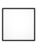 Plafón LED de superficie cuadrado negro FUEVA 6 390×390mm, 17,5W 2800Lm, CCT (2700K-4000K-6500K), IP20