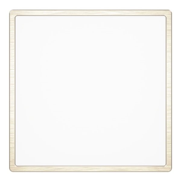 Plafonnier LED carré en saillie, nickel mat, FUEVA 6, 390 x 390 mm, 17,5 W, 2800 lm, CCT (2700K-4000K-6500K), IP20