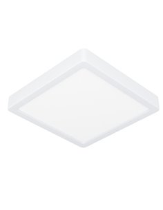Plafón LED inteligente CONNECT-Z cuadrado blanco FUEVA 6-Z 220×220mm, 10,5W 1600Lm, RGB+CCT (2700K-6500K)