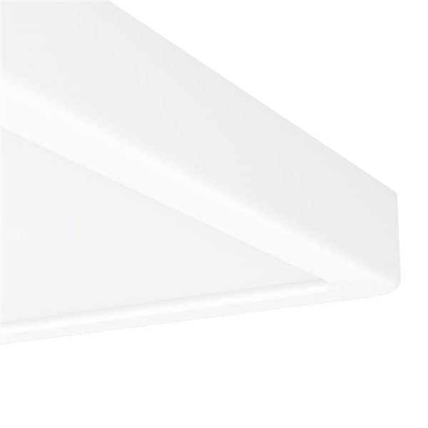 Plafón LED inteligente CONNECT-Z cuadrado blanco FUEVA 6-Z 220×220mm, 10,5W 1600Lm, RGB+CCT (2700K-6500K)