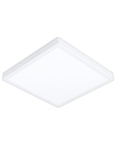 FUEVA 6-Z 290x290mm, 13,5W 2000Lm, RGB+CCT (2700K-6500K), luminária de teto LED inteligente CONNECT-Z quadrada branca