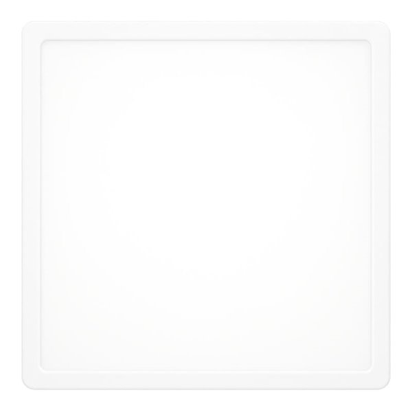 FUEVA 6-Z 290x290mm, 13,5W 2000Lm, RGB+CCT (2700K-6500K), luminária de teto LED inteligente CONNECT-Z quadrada branca