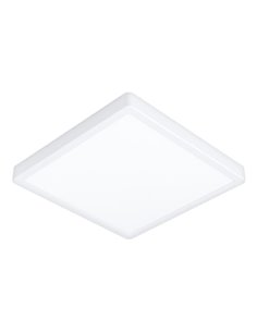 FUEVA 6-Z 390x390mm, 17,8W 2700Lm, RGB+CCT (2700K-6500K), luminária de teto LED inteligente CONNECT-Z quadrada branca
