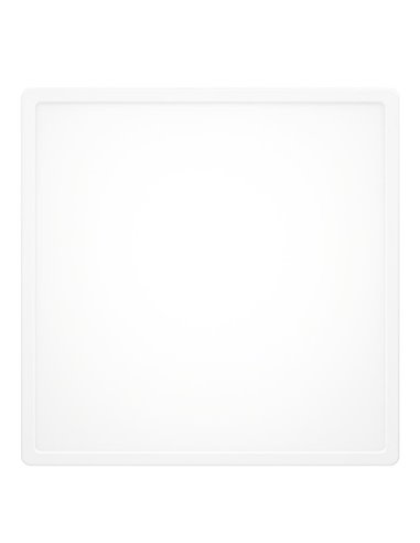 Plafón LED inteligente CONNECT-Z cuadrado blanco FUEVA 6-Z 390×390mm, 17,8W 2700Lm, RGB+CCT (2700K-6500K)