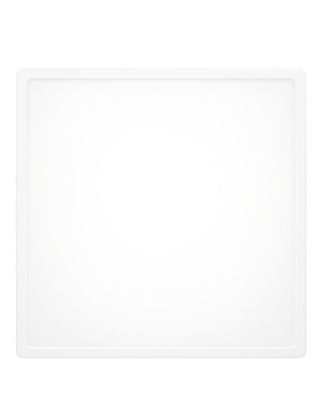 FUEVA 6-Z 390x390mm, 17,8W 2700Lm, RGB+CCT (2700K-6500K), luminária de teto LED inteligente CONNECT-Z quadrada branca