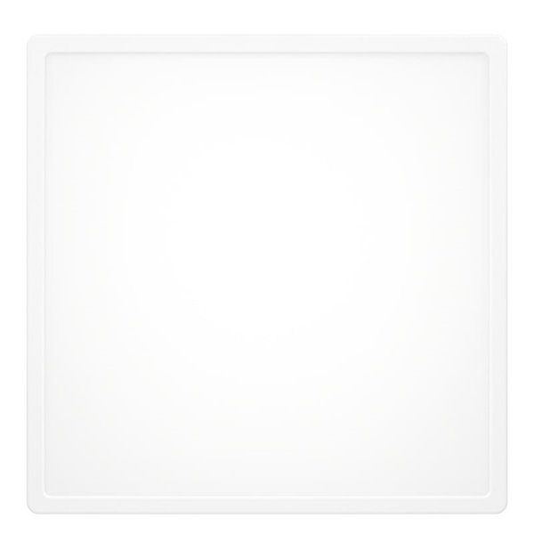 Plafón LED inteligente CONNECT-Z cuadrado blanco FUEVA 6-Z 390×390mm, 17,8W 2700Lm, RGB+CCT (2700K-6500K)