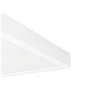 FUEVA 6-Z 390x390mm, 17,8W 2700Lm, RGB+CCT (2700K-6500K), luminária de teto LED inteligente CONNECT-Z quadrada branca