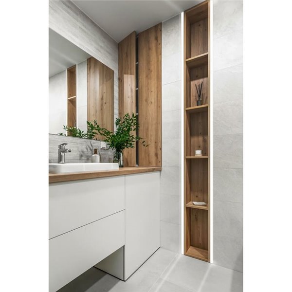 Profilé d'angle en aluminium blanc 2000*18*18mm -BANDES LED-