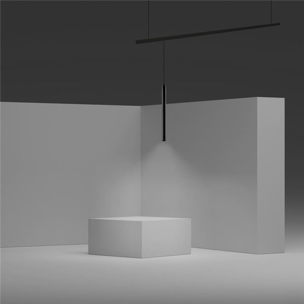 Luminária pendente LED MAGNETO branca minimalista de 5W para trilho magnético, 3000K 400Lm, 38º