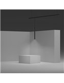 Carril para focos magnéticos de superficie 48V Magneto 1m  y 2m negro