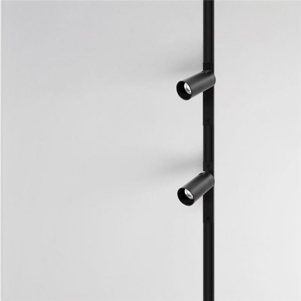 Foco LED en forma de Bola para carril magnético Magneto 7W 3000K negro Regulable en intensidad Triac