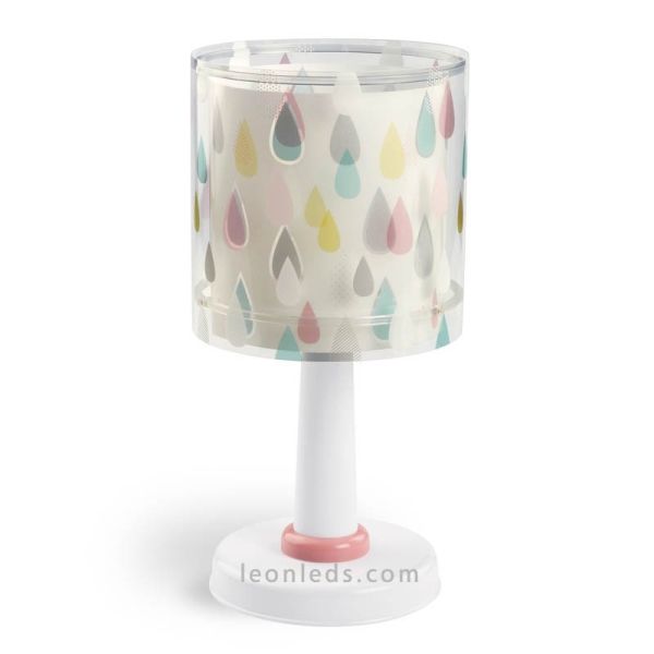 Lámpara de Sobremesa Infantil Juvenil gotas de agua de colores Serie Color Rain Dalber 41431 | LeonLeds Iluminación