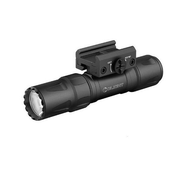 Linterna táctica para arma corta ODIN S 1500Lm, 250m alcance, IPX8 con montura Picatinny