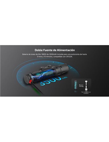 Linterna táctica ODIN S M-LOCK 1500Lm, 250m alcance, IPX8, modo estroboscópico Marrón