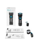 Linterna EDC recargable SEEKER 4 Mini 1.200Lm con luz blanca + UV 365nm IPX8 y carga magnética