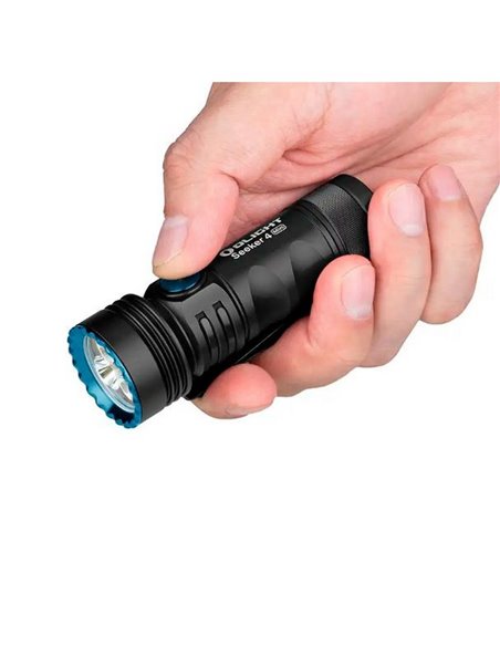 Linterna EDC recargable SEEKER 4 Mini 1.200Lm con luz blanca + UV 365nm IPX8 y carga magnética