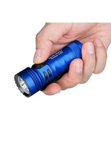 Linterna EDC recargable SEEKER 4 Mini 1.200Lm con luz blanca + UV 365nm IPX8 y carga magnética
