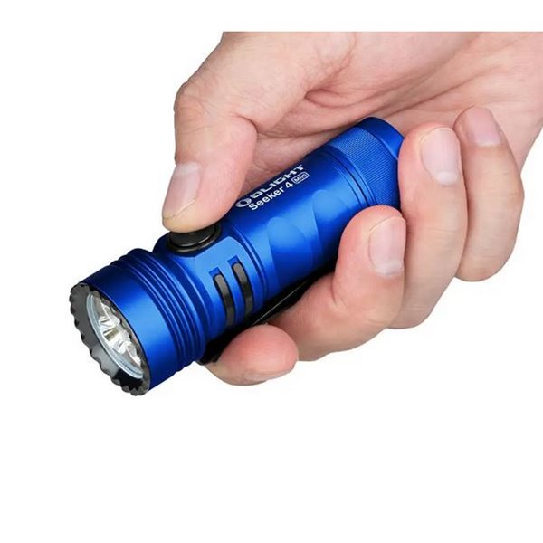 Linterna EDC recargable SEEKER 4 Mini 1.200Lm con luz blanca + UV 365nm IPX8 y carga magnética