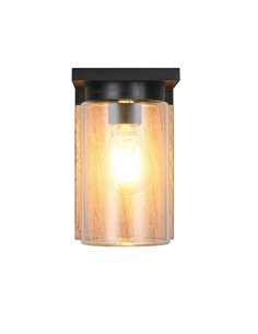 Aplique para exterior ARDILA, sensor oscuridad, bombilla excl. 1x E27 max. 40W IP44 Madera