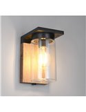 Aplique para exterior ARDILA, sensor oscuridad, bombilla excl. 1x E27 max. 40W IP44 Madera