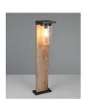 Baliza exterior ARDILA 65cm, con sensor de oscuridad, bombilla excl. 1x E27 max. 40W IP44 Madera