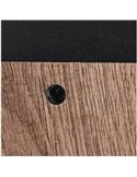 Baliza exterior ARDILA 65cm, con sensor de oscuridad, bombilla excl. 1x E27 max. 40W IP44 Madera