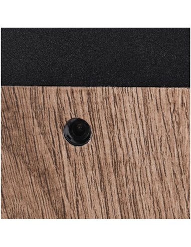 Baliza exterior ARDILA 65cm, con sensor de oscuridad, bombilla excl. 1x E27 max. 40W IP44 Madera