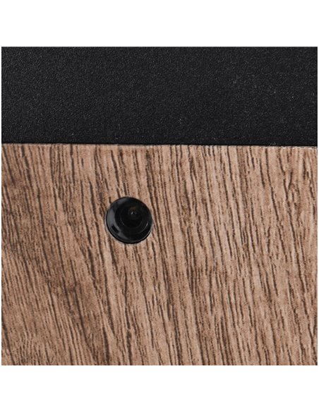 Baliza exterior ARDILA 65cm, con sensor de oscuridad, bombilla excl. 1x E27 max. 40W IP44 Madera