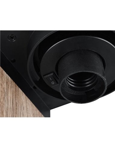 Balise extérieure ARDILA 65cm, avec capteur d'obscurité, ampoule excl. 1x E27 max. Bois 40W IP44