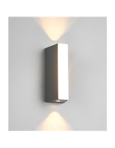 Aplique de pared LED MARNE 16cm, luz arriba y abajo, 5,5W 600lm, 3000K IP44 Antracita 2