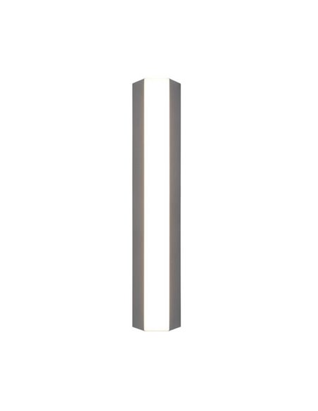 Aplique pared exterior MARNE grande 30cm, luz arriba y abajo, 8,5W 1000lm, 3000K IP44 Antracita