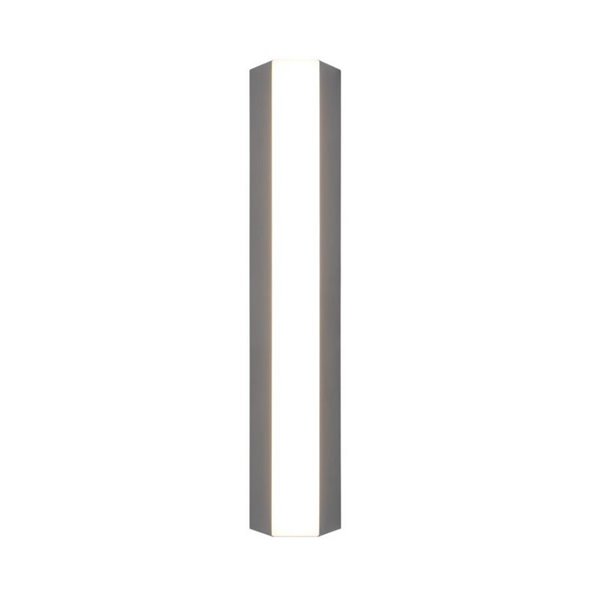 Aplique pared exterior MARNE grande 30cm, luz arriba y abajo, 8,5W 1000lm, 3000K IP44 Antracita