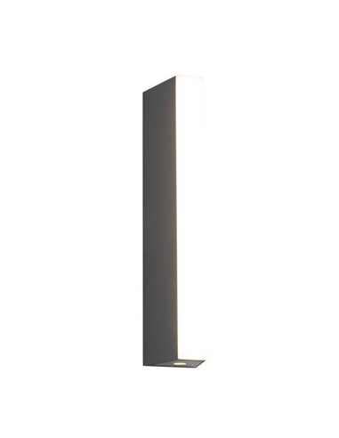 Aplique pared exterior MARNE grande 30cm, luz arriba y abajo, 8,5W 1000lm, 3000K IP44 Antracita