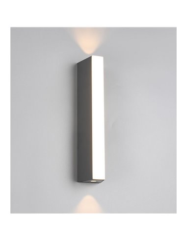 Luminária de parede grande para exterior MARNE, 30 cm, luz ascendente e descendente, 8,5 W 1000 lm, 3000 K IP44 Antracite