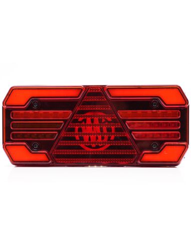 Feu arrière à LED de 30,2 cm avec clignotant dynamique et homologation R1D, IIIA, S1D, 2aD, F1, AR W248 DD