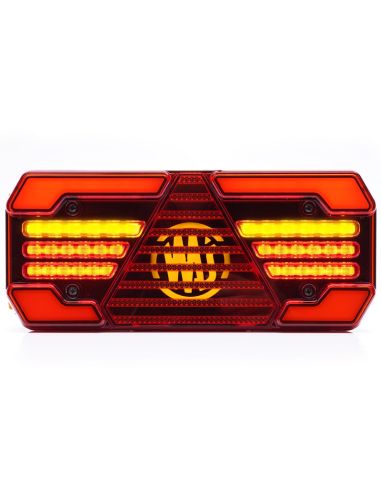Feu arrière à LED de 30,2 cm avec clignotant dynamique et homologation R1D, IIIA, S1D, 2aD, F1, AR W248 DD