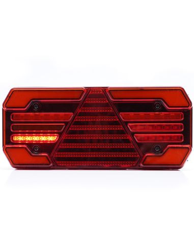 Feu arrière à LED de 30,2 cm avec clignotant dynamique et homologation R1D, IIIA, S1D, 2aD, F1, AR W248 DD