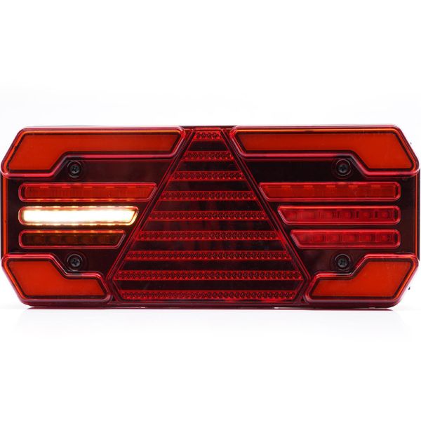 Piloto Trasero LED Marcha Atras 30,2cm con Intermitente Dinámico y Homologación R1D, IIIA, S1D, 2aD, F1, AR W248 DD