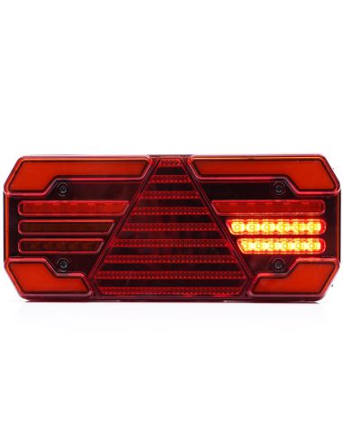 Feu antibrouillard arrière à LED 30,2 cm avec clignotant dynamique et homologué R1D, IIIA, S1D, 2aD, F1, AR W248 DD