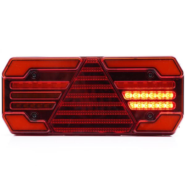 Piloto Trasero LED niebla 30,2cm con Intermitente Dinámico y Homologación R1D, IIIA, S1D, 2aD, F1, AR W248 DD