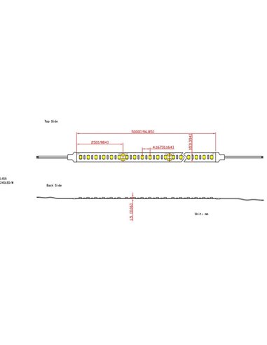 Tira LED en rollo 5m. TIRAS LED STRIPS de interior 24V 19,2W/m IP20 2700K/3000K/4000K