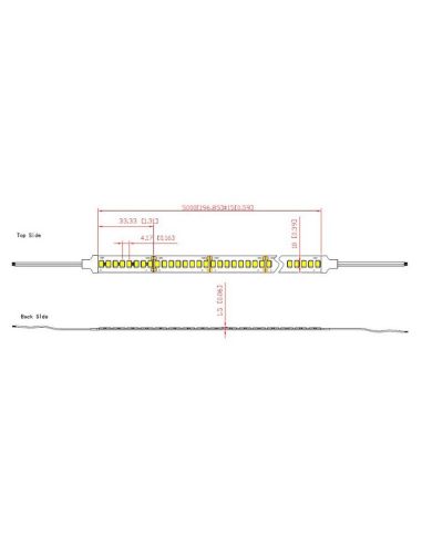 Tira LED en rollo de 5m TIRAS LED STRIPS 24V 14,4w/m IP20 3000K/4000K-medidas
