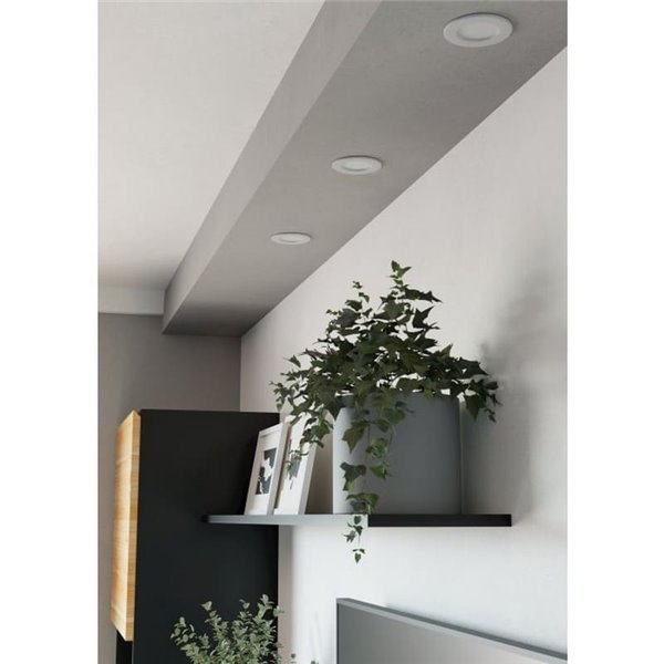 Downlight LED empotrable blanco FUEVA 6, CCT (2700K-4000K-6500K), 3,7W 450Lm, Ø88mm, IP20