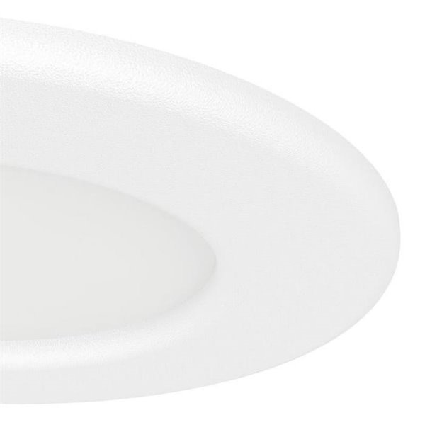 Spot LED encastré blanc FUEVA 6 IP44, CCT (2700K-4000K-6500K), 3,7W 450Lm, Ø88mm