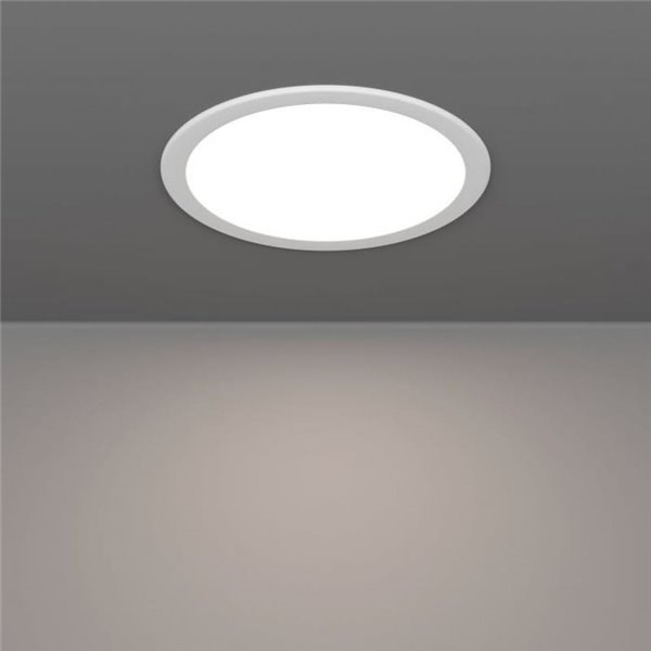 Downlight LED empotrable Ø216mm blanco FUEVA 6, CCT (2700K-4000K-6500K), 18,5W 2100Lm, IP20