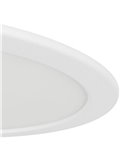 Downlight LED portátil Ø216mm branco FUEVA 6, CCT (2700K-4000K-6500K), 18,5W 2100Lm, IP20