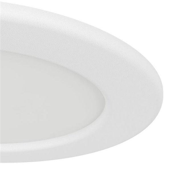 Downlight LED empotrable blanco RGB+TW Ø120mm blanco FUEVA 6-Z, CTT (2700K-4000K-6500K), 5W 620Lm, IP44