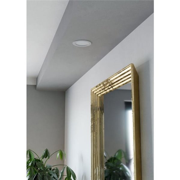 Downlight LED empotrable blanco RGB+TW Ø120mm blanco FUEVA 6-Z, CTT (2700K-4000K-6500K), 5W 620Lm, IP44
